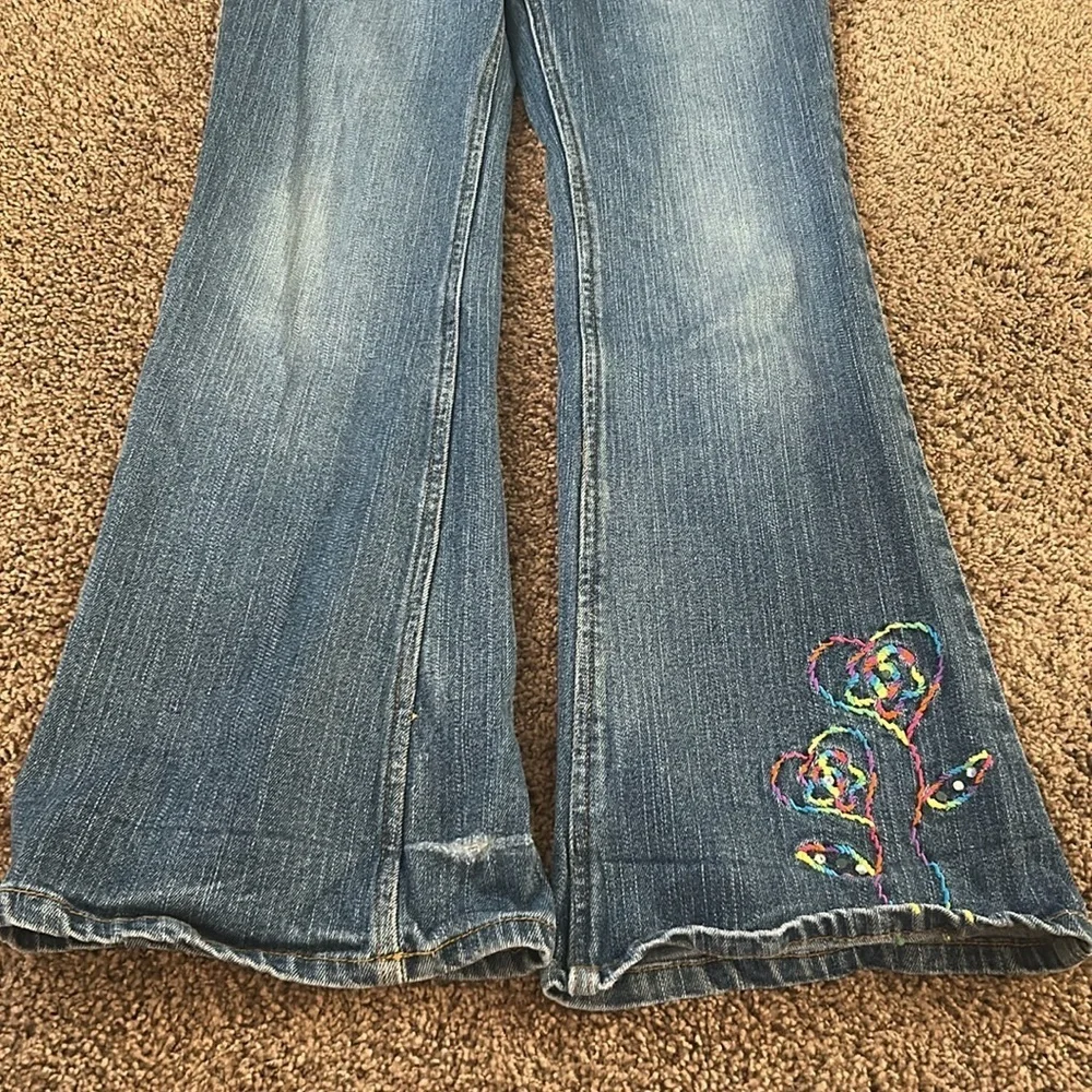 Y2K Paris Blues Flare Jeans - Picture 4 of 7